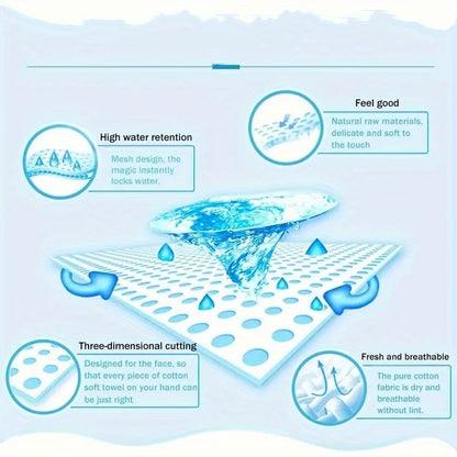 50pcs Compressed towels, disposable face wash towels,