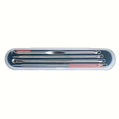 4pcs Stainless Professional Blackhead & Pimple Remover