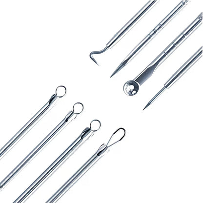 4pcs Stainless Professional Blackhead & Pimple Remover