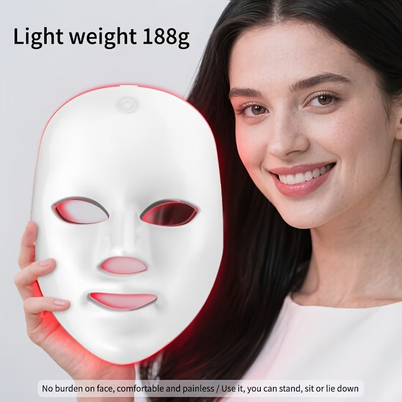 7-color Facial Mask Device, Portable Facial Skincare