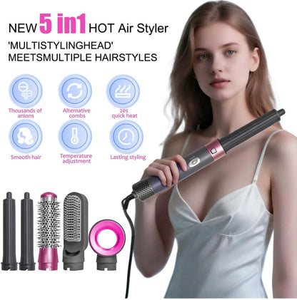 5 in 1 Hair Dryer Brush & Styling Set,