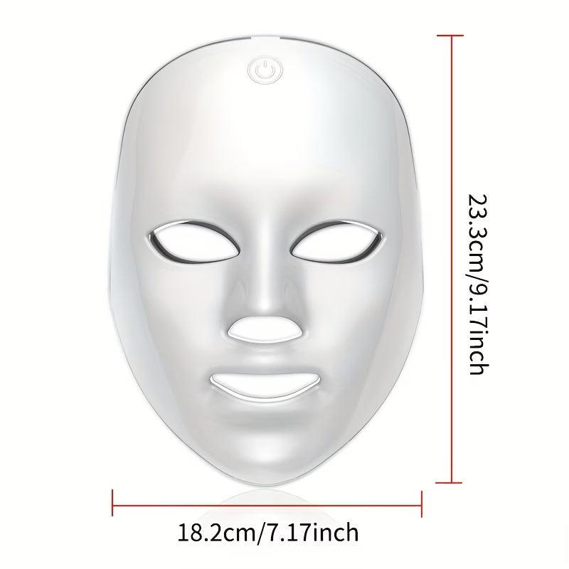 7-color Facial Mask Device, Portable Facial Skincare
