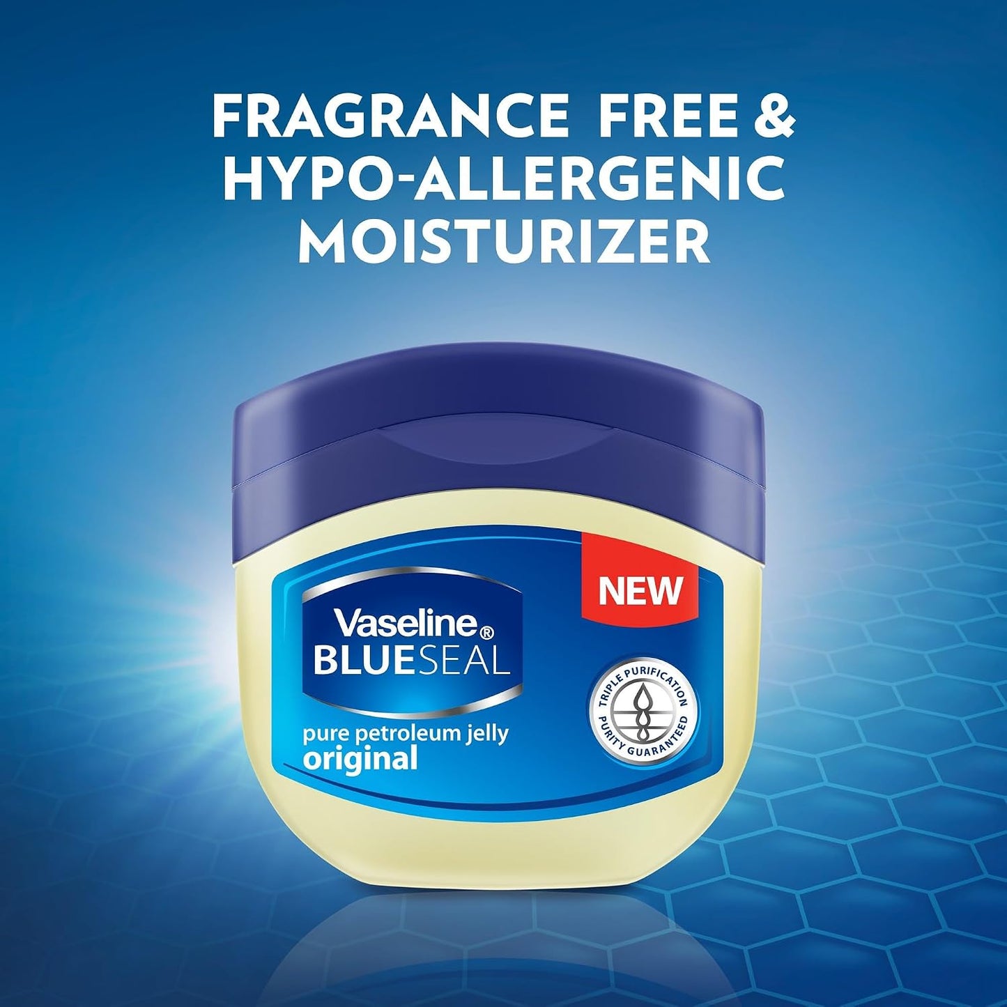 Vaseline Blue Seal Original Hypoallergenic Pure Petroleum Jelly 250ml