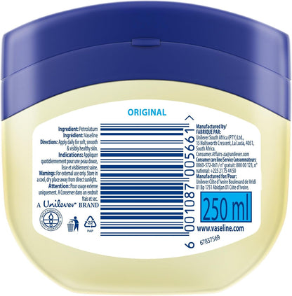 Vaseline Blue Seal Original Hypoallergenic Pure Petroleum Jelly 250ml