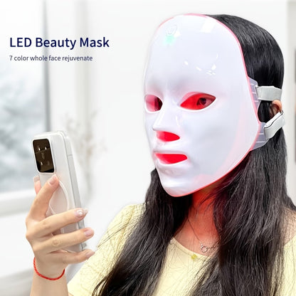 7-color Facial Mask Device, Portable Facial Skincare
