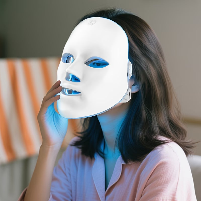 7-color Facial Mask Device, Portable Facial Skincare
